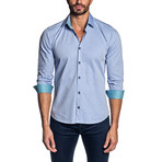 Long-Sleeve Shirt // Sky Blue Jacquard (XL)