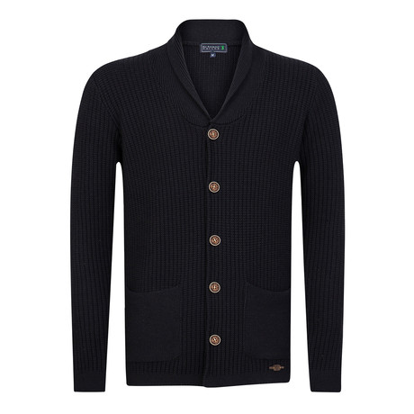 Cardo Buttoned Cardigan // Navy (S)