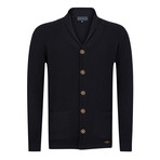 Cardo Buttoned Cardigan // Navy (XL)