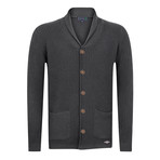 Cardo Buttoned Cardigan // Anthracite (L)