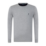 Patcher Pullover + Arm Patch // Light Gray + Navy (3XL)