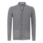 Cardo Buttoned Cardigan // Gray Melange (3XL)