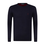 Patcher Pullover + Arm Patch // Navy + Bordeaux (S)