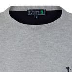 Patcher Pullover + Arm Patch // Light Gray + Navy (3XL)