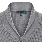 Cardo Buttoned Cardigan // Gray Melange (3XL)