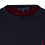 Patcher Pullover + Arm Patch // Navy + Bordeaux (S)