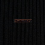 Ola Turtleneck Slim Fit Pullover // Black (2XL)
