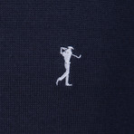 Patcher Pullover + Arm Patch // Navy + Ecru (M)