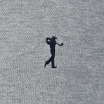 Patcher Pullover + Arm Patch // Light Gray + Navy (3XL)