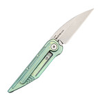EK36 Lance Shaped Titanium EDC Folding Knife (Sandblasted)