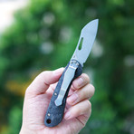 EK3RC Luminous Carbon Fiber Slipjoint pocket knife