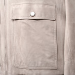 Suede Jacket // Ivory (XL)