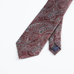 Bruno Piattelli Paisley Tie // Burgundy