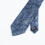 Bruno Piattelli Paisley Tie // Blue