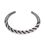 Sterling Silver Made In Italy Spiral Bangle Bracelet