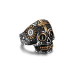 Stainless Steel Skull Ring (Size 7)