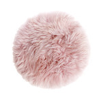 New Zealand Sheepskin Stool // Wooden Legs (Taupe)