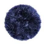 New Zealand Sheepskin Stool // Wooden Legs (Taupe)