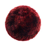 New Zealand Sheepskin Rug // Round (Black)