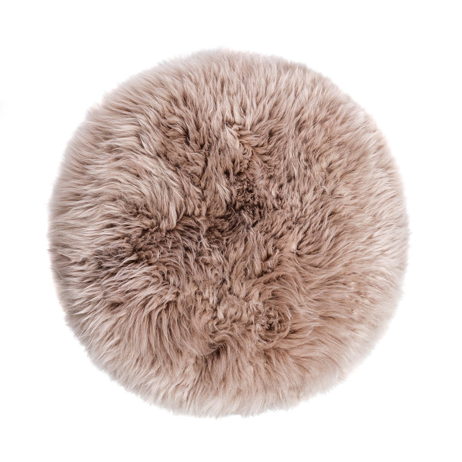 New Zealand Sheepskin Stool // Wooden Legs (Brown) - Royal Dream ...