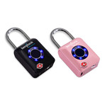 TSA Travel Luggage Lock // Pack of 2 // Black + Rose Gold