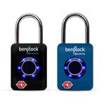 TSA Travel Luggage Lock // Pack of 2 // Black + Navy Blue