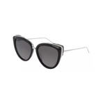 Boucheron // Women's Oversized Cat-Eye Sunglasses // Black