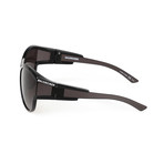 Balenciaga // Women's Logo Wrapping Cat-Eye Sunglasses // Gray