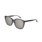 Bottega Veneta // Men's Square Sculpt Sunglasses // Gray