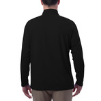 Arctic Cool Instant Cooling 1/4 Zip Long Sleeve Shirt // Cool Black (Small)