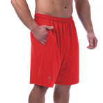 Arctic Cool Instant Cooling Active Shorts // Baja Red (Small)