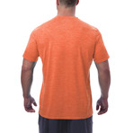 Arctic Cool Instant Cooling Short Sleeve V-Neck Shirt // Charged Coral Twist (Small)