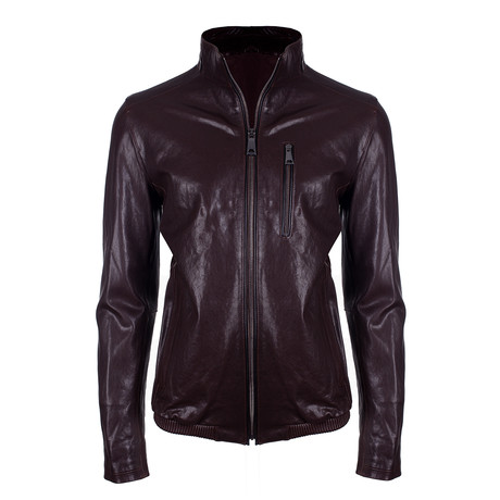 Alexander Leather Jacket // Brown Vegetal (S)