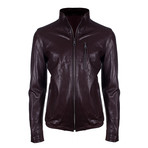 Alexander Leather Jacket // Brown Vegetal (XL)