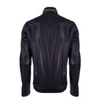 Alexander Leather Jacket // Black Jumbo (3XL)