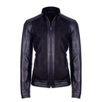 Frank Leather Jacket // Black Jumbo (M)