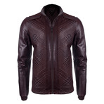 Edmund Leather Jacket // Brown Vegetal (M)