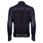 Frank Leather Jacket // Black Jumbo (2XL)