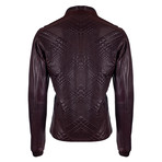 Edmund Leather Jacket // Brown Vegetal (L)