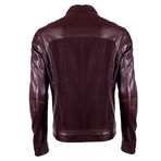 Frank Leather Jacket // Brown Vegetal (L)