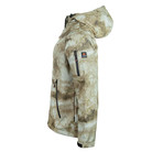Camo Hooded Zip Jacket // Light Brown (2XL)