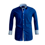 Reversible French Cuff Dress Shirt // Medium Blue (L)