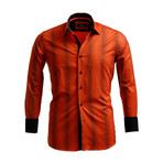 Amedeo Exclusive // Reversible Cuff French Cuff Dress Shirt // Orange (2XL)