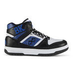 Kings SL Sneaker // White + Black + Snorkel Blue (US: 10.5)