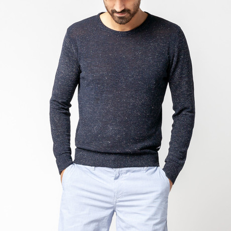 Col Rond Pullover // Marine (S)