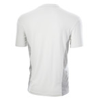 Crew Neck Instant Cooling Shirt + Mesh Side Panel // Arctic White (3X-Large)