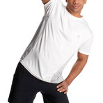 Crew Neck Instant Cooling Shirt + Mesh Side Panel // Arctic White (4X-Large)