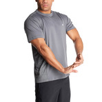 Crew Neck Instant Cooling Shirt + Mesh Side Panel // Storm Gray (2X-Large)