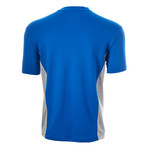 Crew Neck Instant Cooling Shirt + Mesh Side Panel // Polar Blue (Small)