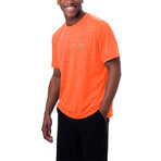 Arctic Cool Instant Cooling Crew Neck Short Sleeve Shirt // Charged Coral Twist (Small)
